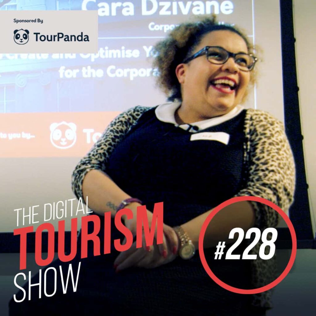 The digital tourism show with cara dzivane focuses on digital marketing for tours and activities in the tourism industry.