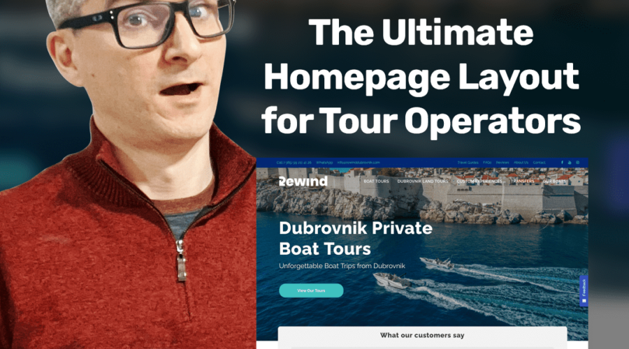 Ultimate homepage Layout for Tour Operators